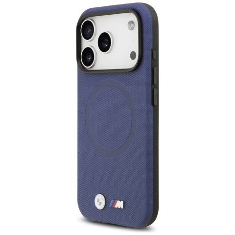 BMW M FW Metal Logo MagSafe - Etui iPhone 17 Pro Max (granatowy)