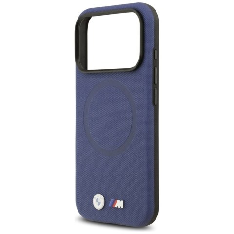 BMW M FW Metal Logo MagSafe - Etui iPhone 17 Pro Max (granatowy)