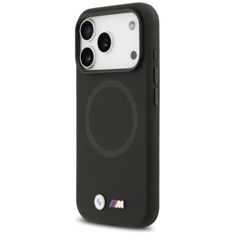 BMW M FW Metal Logo MagSafe - Etui iPhone 17 Pro (czarny)
