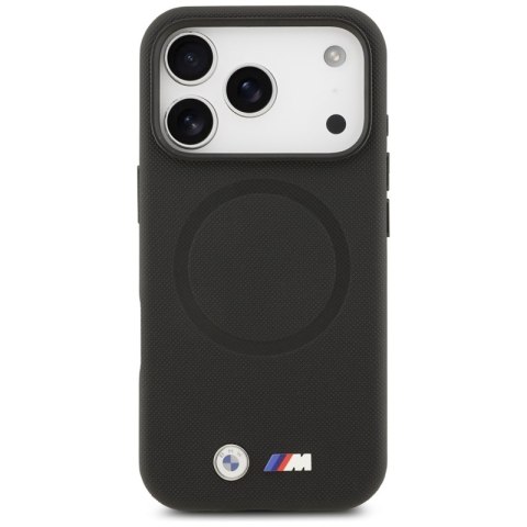 BMW M FW Metal Logo MagSafe - Etui iPhone 17 Pro (czarny)