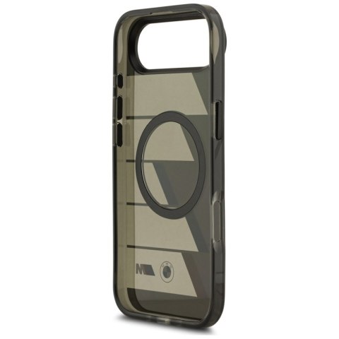 BMW M IML Metal Buttons Tricolor Lines MagSafe - Etui iPhone Air (antracyt)