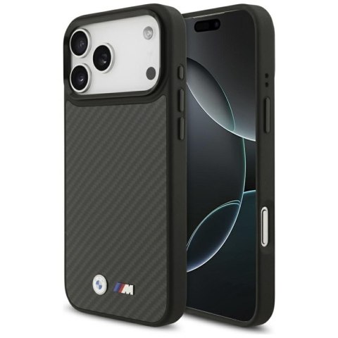 BMW M Kevlar Matt MagSafe - Etui iPhone 17 Pro Max (czarny)