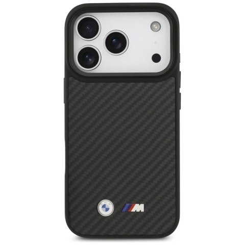 BMW M Kevlar Matt MagSafe - Etui iPhone 17 Pro (czarny)
