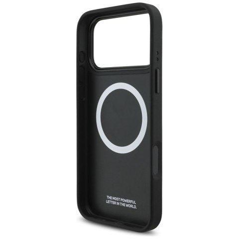 BMW M Quilted Logo MagSafe - Etui iPhone 17 Pro Max (czarny)