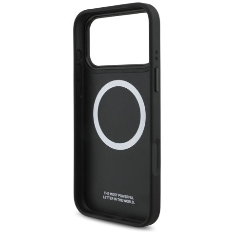 BMW M Quilted Logo MagSafe - Etui iPhone 17 Pro Max (niebieski)