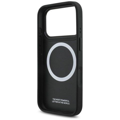 BMW M Quilted Logo MagSafe - Etui iPhone 17 Pro (czarny)