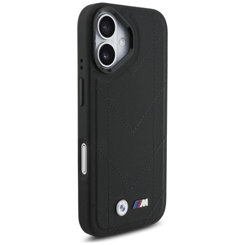 BMW M Quilted Logo MagSafe - Etui iPhone 17 (czarny)