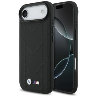 BMW M Quilted Logo MagSafe - Etui iPhone Air (czarny)