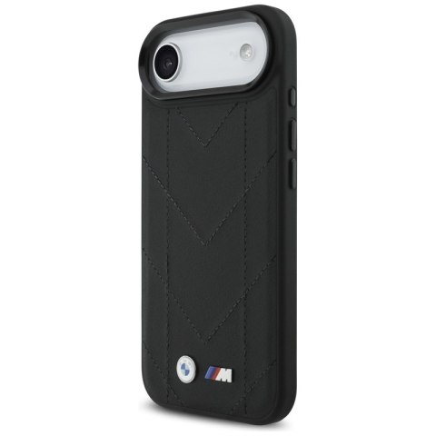 BMW M Quilted Logo MagSafe - Etui iPhone Air (czarny)