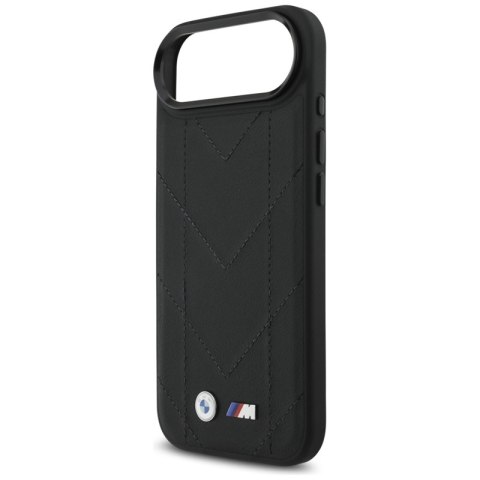 BMW M Quilted Logo MagSafe - Etui iPhone Air (czarny)
