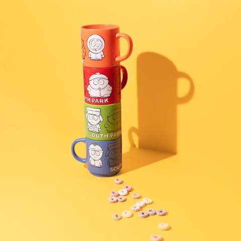 South Park - Zestaw kubków ceramicznych ze stojakiem 300 ml 4 szt.