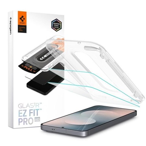 Spigen GLAS.TR EZ Fit Pro 2-Pack - Szkło hartowane do Samsung Galaxy S25 FE (2 szt)