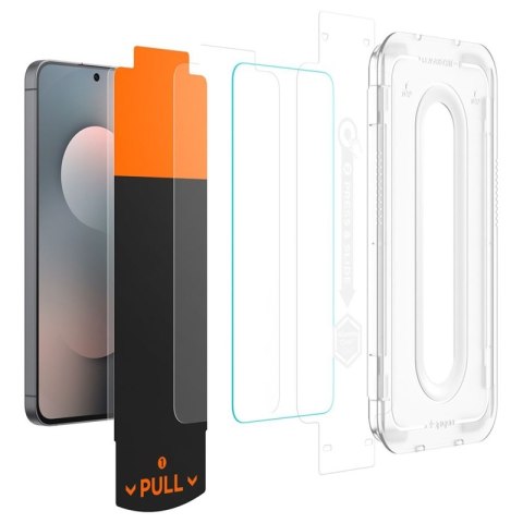 Spigen GLAS.TR EZ Fit Pro 2-Pack - Szkło hartowane do Samsung Galaxy S25 FE (2 szt)