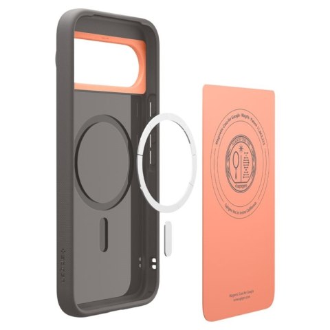 Spigen Nano Pop Mag MagSafe - Etui do Google Pixel 10 Pro XL (Papaya Grey)