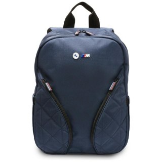 BMW Nylon Pockets & Metal Logo - Plecak na notebooka 16" (granatowy)