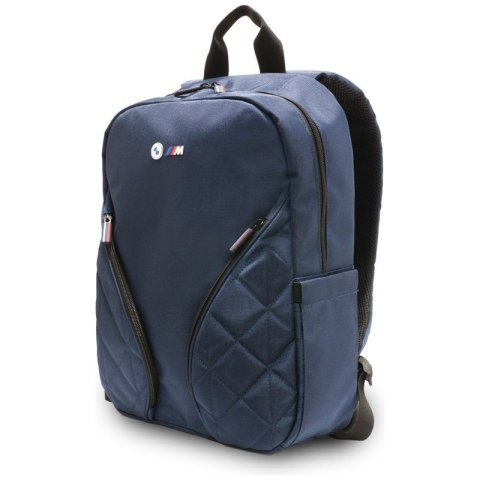 BMW Nylon Pockets & Metal Logo - Plecak na notebooka 16" (granatowy)