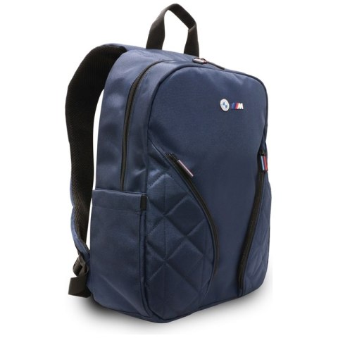 BMW Nylon Pockets & Metal Logo - Plecak na notebooka 16" (granatowy)