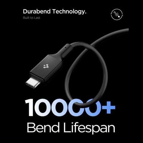 Spigen EB10020CC Essential - Kabel USB-C do USB-C PD 100W 2m (Czarny)