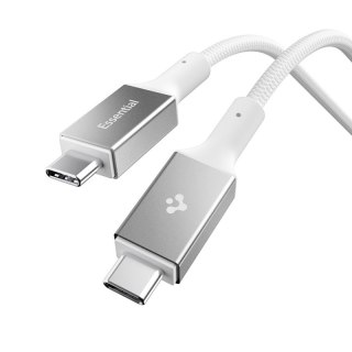 Spigen EB24015CC Essential - Kabel USB-C do USB-C PD 240W 1.5m (Biały)