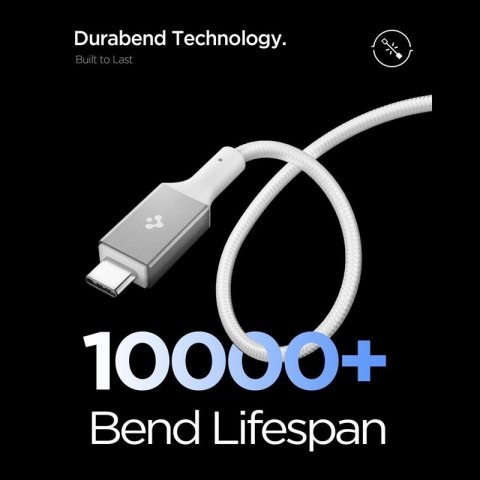 Spigen EB24015CC Essential - Kabel USB-C do USB-C PD 240W 1.5m (Biały)