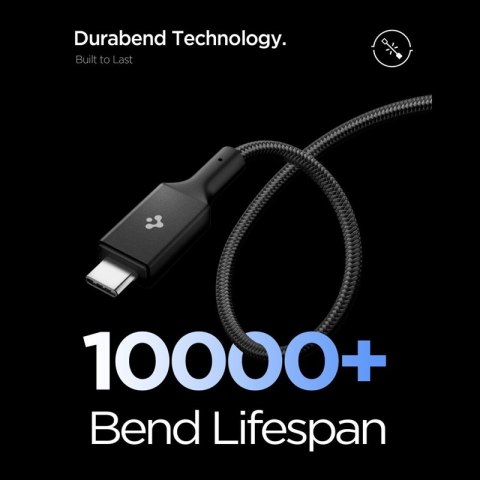 Spigen EB24015CC Essential - Kabel USB-C do USB-C PD 240W 1.5m (Czarny)