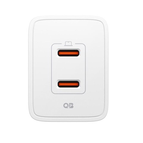 Spigen Essential EE472EU GaN Pro - Ładowarka sieciowa 2x USB-C 47W (White)