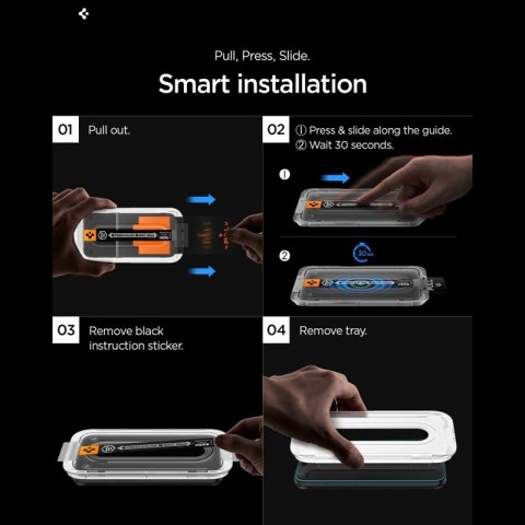 Spigen GLAS.TR EZ Fit Pro AC Anti Reflection 2-Pack - Szkło hartowane antyrefleksyjne do Samsung Galaxy S26 Ultra (2 szt)