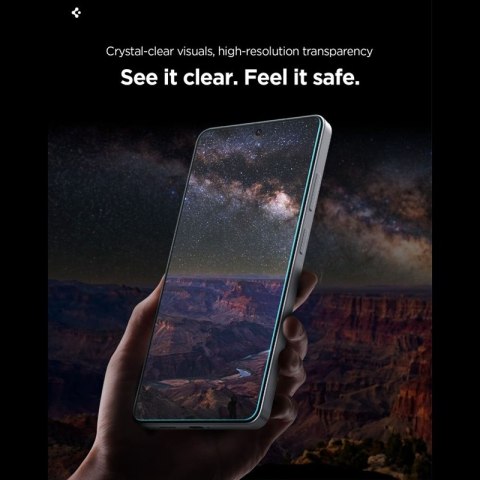 Spigen GLAS.TR EZ Fit Pro AC HD 2-Pack - Szkło hartowane do Samsung Galaxy S26+ (2 szt)