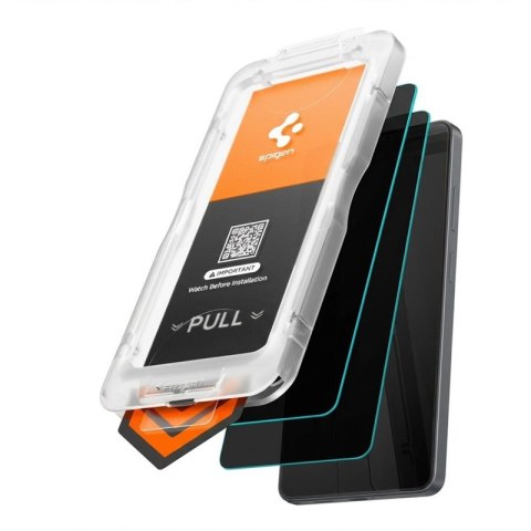 Spigen Glas.tR EZ Fit Pro AC HD Privacy 2-Pack - Hartowane szkło prywatyzujące Samsung Galaxy S26+ (2 szt)