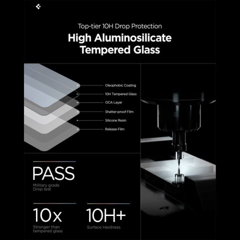 Spigen Glas.tR EZ Fit Pro AC HD Privacy 2-Pack - Hartowane szkło prywatyzujące Samsung Galaxy S26+ (2 szt)