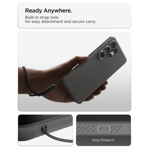 Spigen Liquid Air Mag MagSafe - Etui do Samsung Galaxy S26 Ultra (Marble Grey)