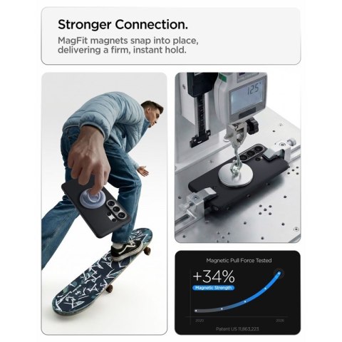 Spigen Nano Pop Mag MagSafe - Etui do Samsung Galaxy S26 Ultra (Black Sesame)