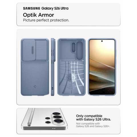 Spigen Optik Armor - Etui do Samsung Galaxy S26 Ultra (Light Blue)