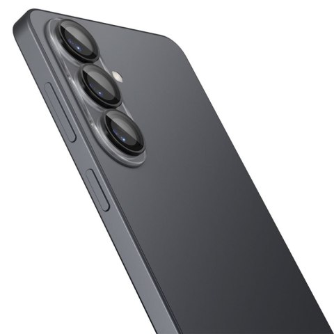 Spigen Optik Pro HD GLAS.TR EZ Fit Camera Protector 2-Pack - Szkło ochronne na obiektyw do Samsung Galaxy S26+ (2 szt)(Czarny)
