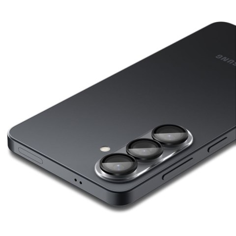 Spigen Optik Pro HD GLAS.TR EZ Fit Camera Protector 2-Pack - Szkło ochronne na obiektyw do Samsung Galaxy S26+ (2 szt)(Czarny)