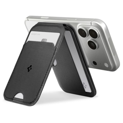 Spigen S314-2 Slim Fold Tripod MagSafe - Portfel magnetyczny z funkcją standu (Czarny)