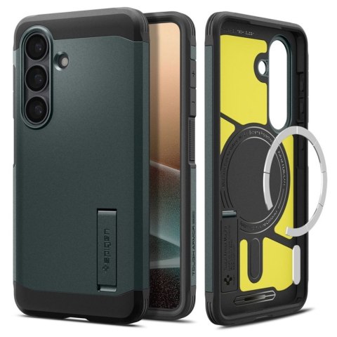Spigen Tough Armor MagSafe - Etui do Samsung Galaxy S26+ (Abyss Green)