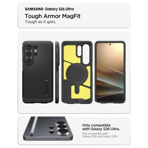 Spigen Tough Armor MagSafe - Etui do Samsung Galaxy S26 Ultra (Black)