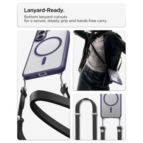 Spigen Ultra Hybrid Mag MagSafe - Etui do Samsung Galaxy S26 (Deep Purple)