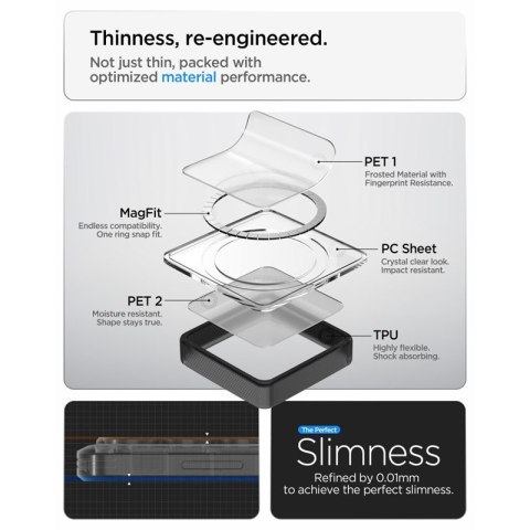 Spigen Ultra Hybrid Mag MagSafe - Etui do Samsung Galaxy S26 Ultra (Frost Black)