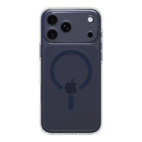 Spigen Ultra Hybrid Mag MagSafe - Etui do iPhone 17 Pro (Clear/Deep Blue)