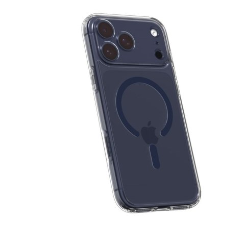 Spigen Ultra Hybrid Mag MagSafe - Etui do iPhone 17 Pro (Clear/Deep Blue)