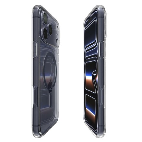 Spigen Ultra Hybrid Mag MagSafe - Etui do iPhone 17 Pro (Clear/Deep Blue)