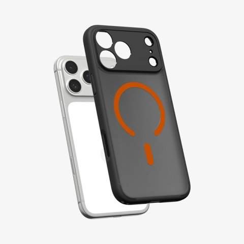 Spigen Ultra Hybrid Mag MagSafe - Etui do iPhone 17 Pro (Frost Black / Orange)
