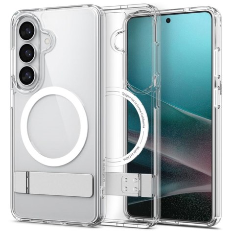 Spigen Ultra Hybrid S Mag MagSafe - Etui do Samsung Galaxy S26+ (Clear/White)