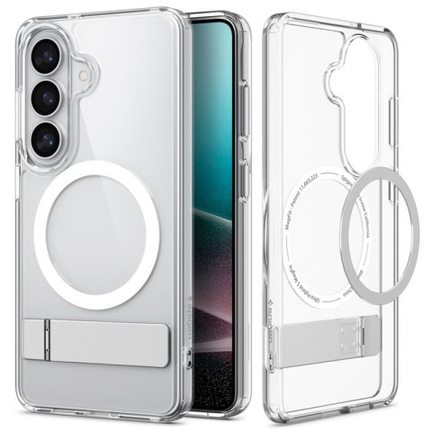 Spigen Ultra Hybrid S Mag MagSafe - Etui do Samsung Galaxy S26 (Clear/White)