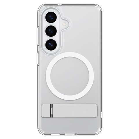 Spigen Ultra Hybrid S Mag MagSafe - Etui do Samsung Galaxy S26 (Clear/White)