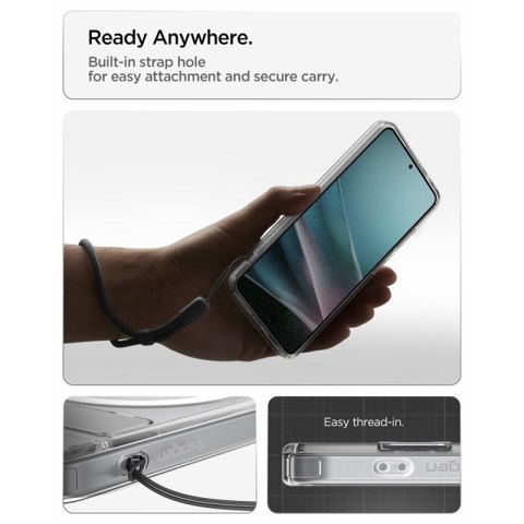 Spigen Ultra Hybrid S Mag MagSafe - Etui do Samsung Galaxy S26 (Clear/White)