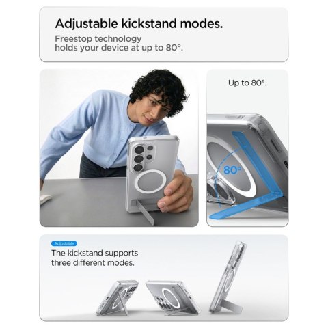 Spigen Ultra Hybrid S Mag MagSafe - Etui do Samsung Galaxy S26 Ultra (Clear/White)