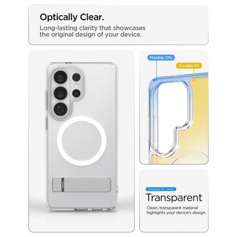 Spigen Ultra Hybrid S Mag MagSafe - Etui do Samsung Galaxy S26 Ultra (Clear/White)